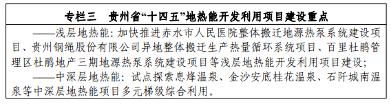 地大熱能：貴州新能源發(fā)展“十四五”規(guī)劃地?zé)嵬顿Y超100億！